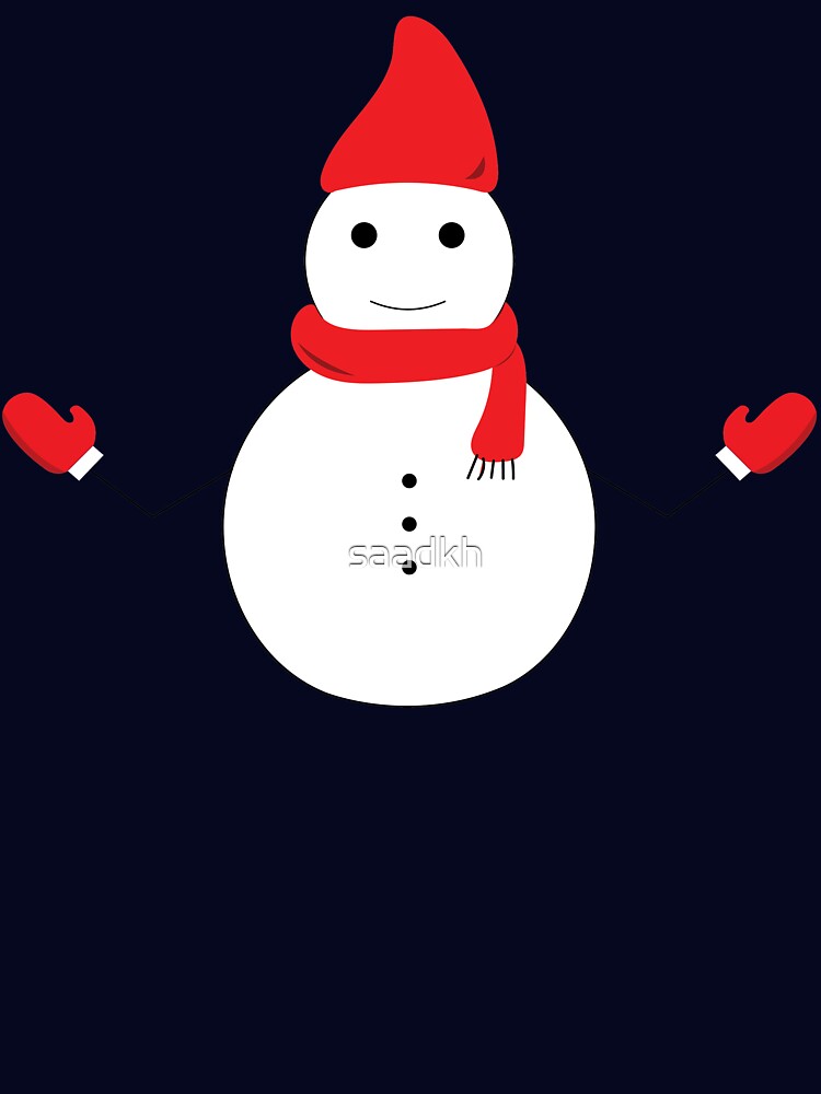 SNOWMAN Design Christmas Gift For Boys Girls Kids Grand Parents Friends by saadkh