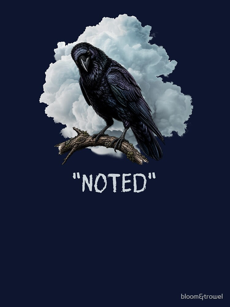 Funny Sarcastic Crow Gothic Nature Design by bloom&trowel