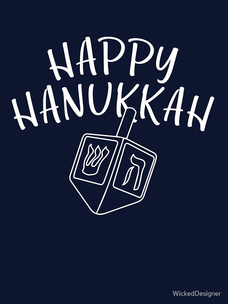 Happy Hanukkah T Shirt & Gifts by WickedDesigner