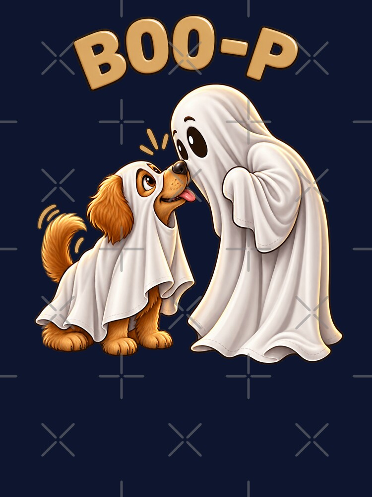 Funny Ghost Nose Boop Dog Halloween Design – Fun Halloween Gift for Animal Lovers – Gift – Funny Animal T-Shirt Gift for Animal Lovers by Camel & Quirk
