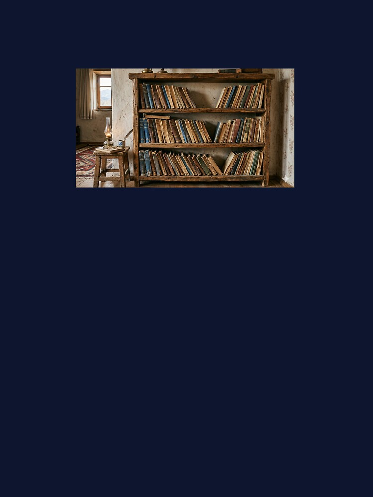 The Lost Library - Vintage Dark Academia Bookshelf by hakikatm