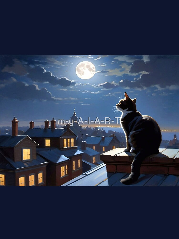 Cat on the Roof by m-y-A-I-A-R-T-