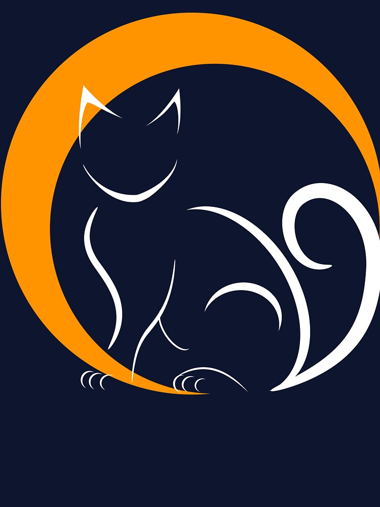 Halloween Cat with Moon by Risa-C
