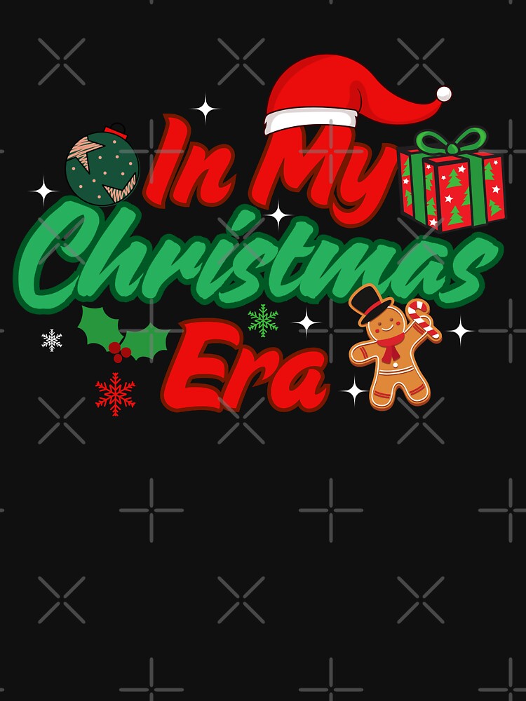 In My Christmas Era Cute Groovy Funny Christmas Holiday Xmas by ZACK ART