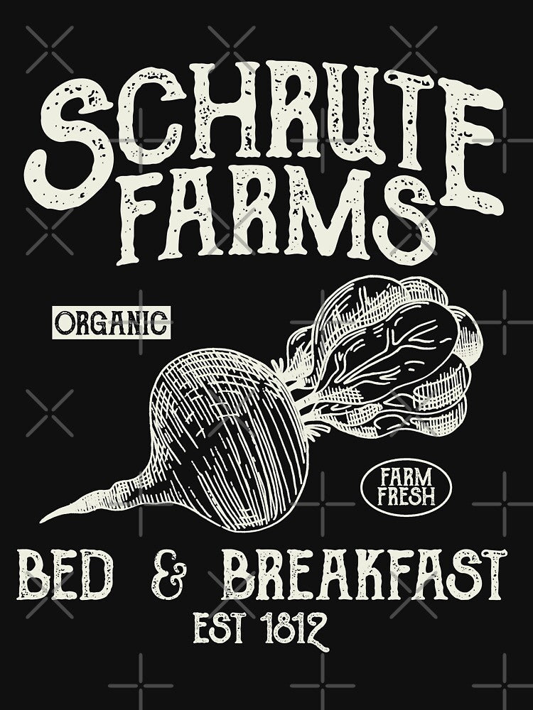 Schrute Farms Retro Vintage Distressed Design by JakeRhodes