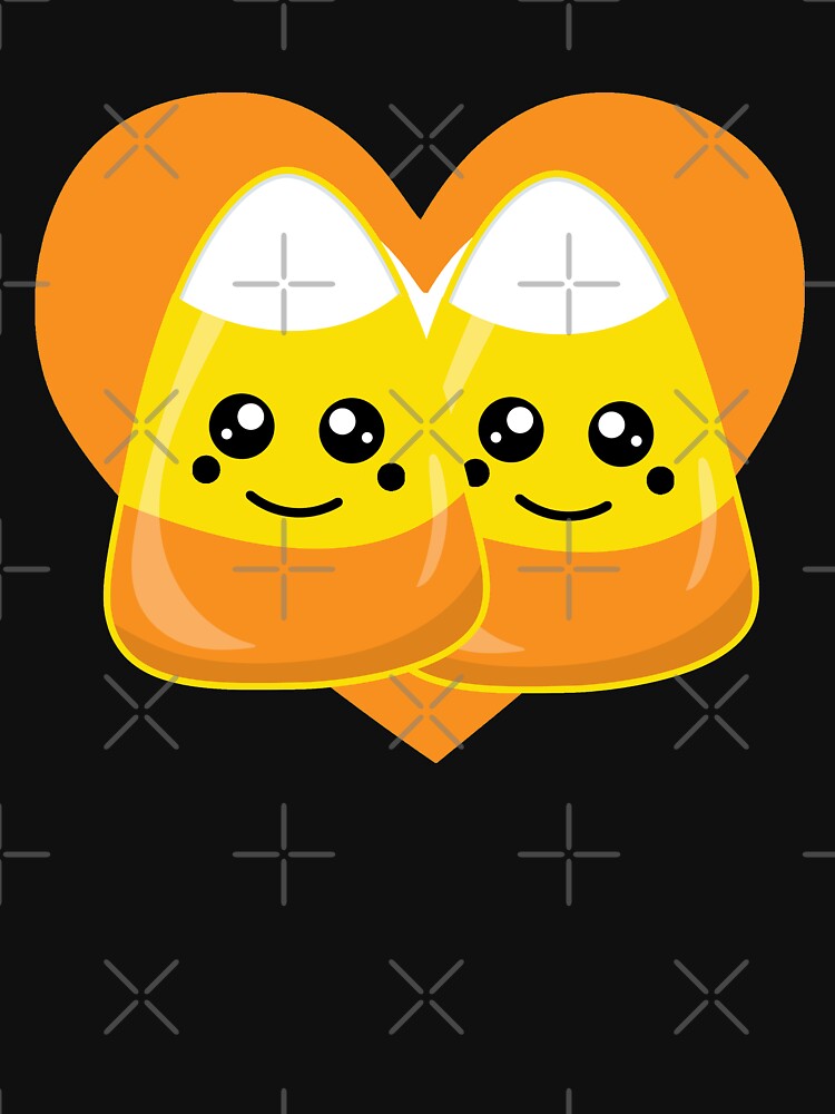 Cute Candy Corn Heart by eternallygifted