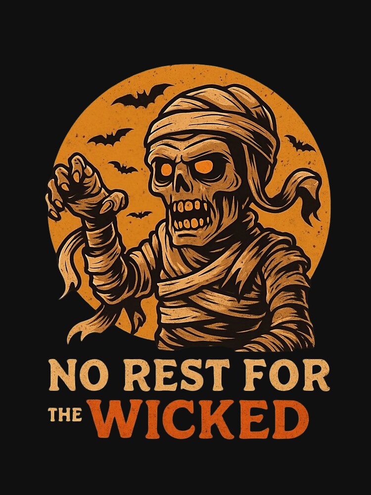 No Rest for the Wicked – Spooky Mummy Halloween by Dezyra Clothing
