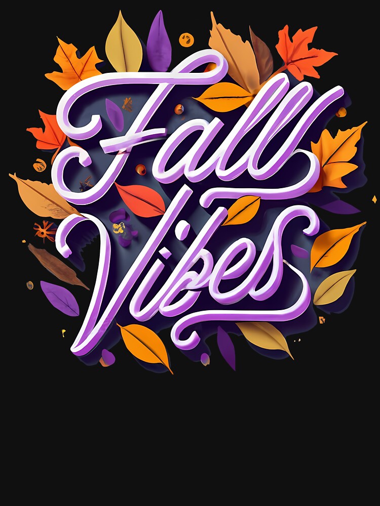 Fall Vibes Autumn Vibes by Funny Vintage Stickers And T-Shirts