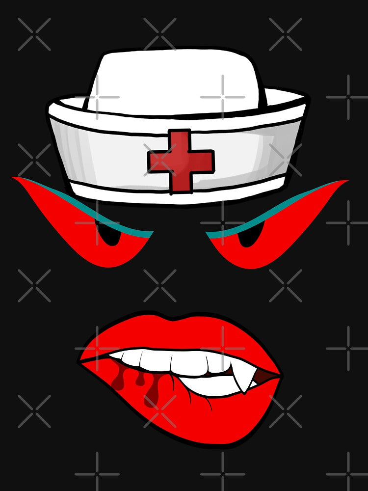 Halloween Nurse Nursing Cute Health Worker Halloween Pattern by RecStore
