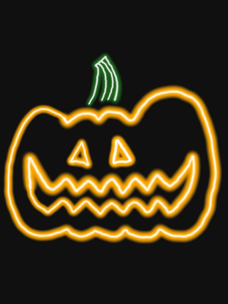 Neon jack o' lantern by Wizardlordbriar