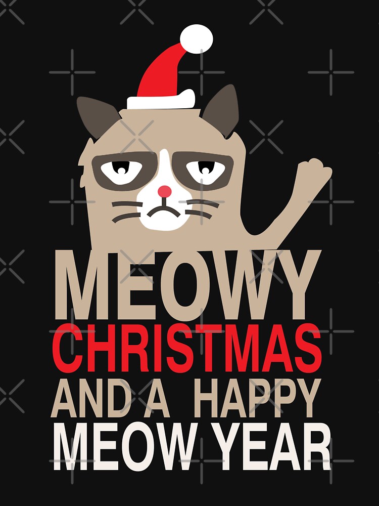 Meowy christmas and meow year Christmas T Shirt by URBANBOX
