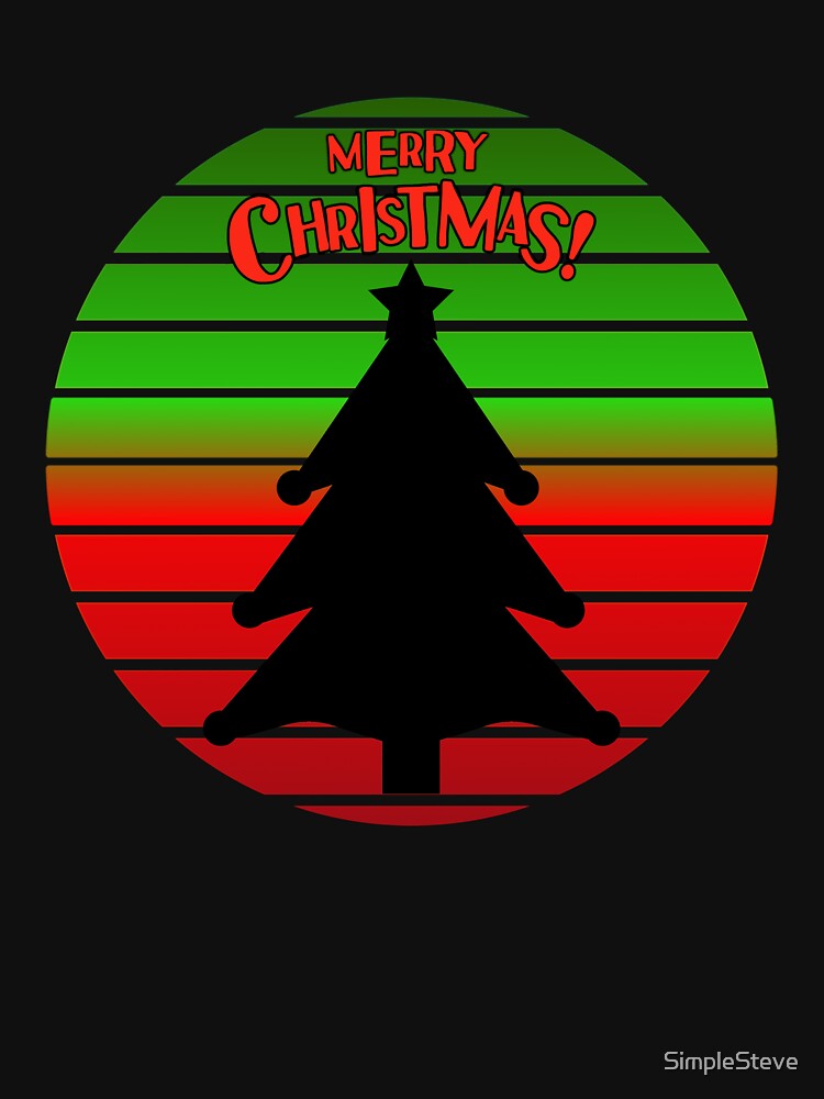 Vintage Sunset Merry Christmas by SimpleSteve