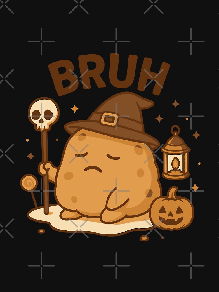Bruh Cookie Halloween Mood T-Shirt by BambaKchula