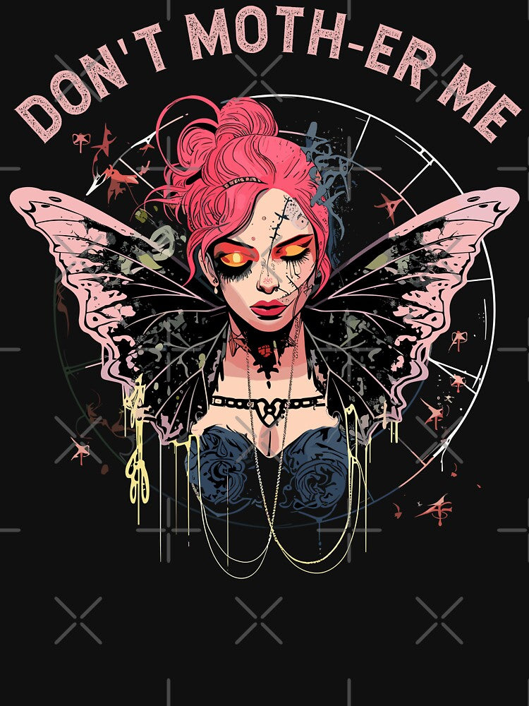 Girl With Moth Wings Dont Moth Er Me Gothic Street Styled by CosyTeal