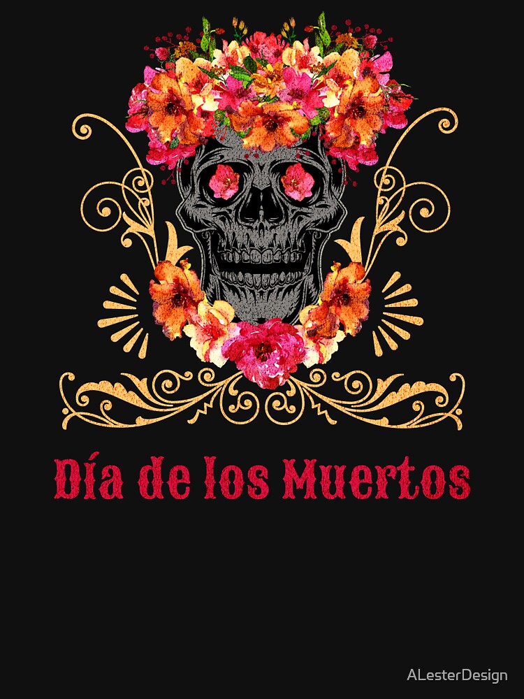 Dia de los Muertos Day of the Dead by ALesterDesign