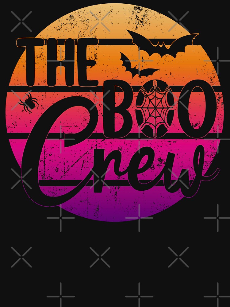 Vintage The Boo Crew T-Shirt | Matching Halloween Tee for Families and Friends by legendaryskins