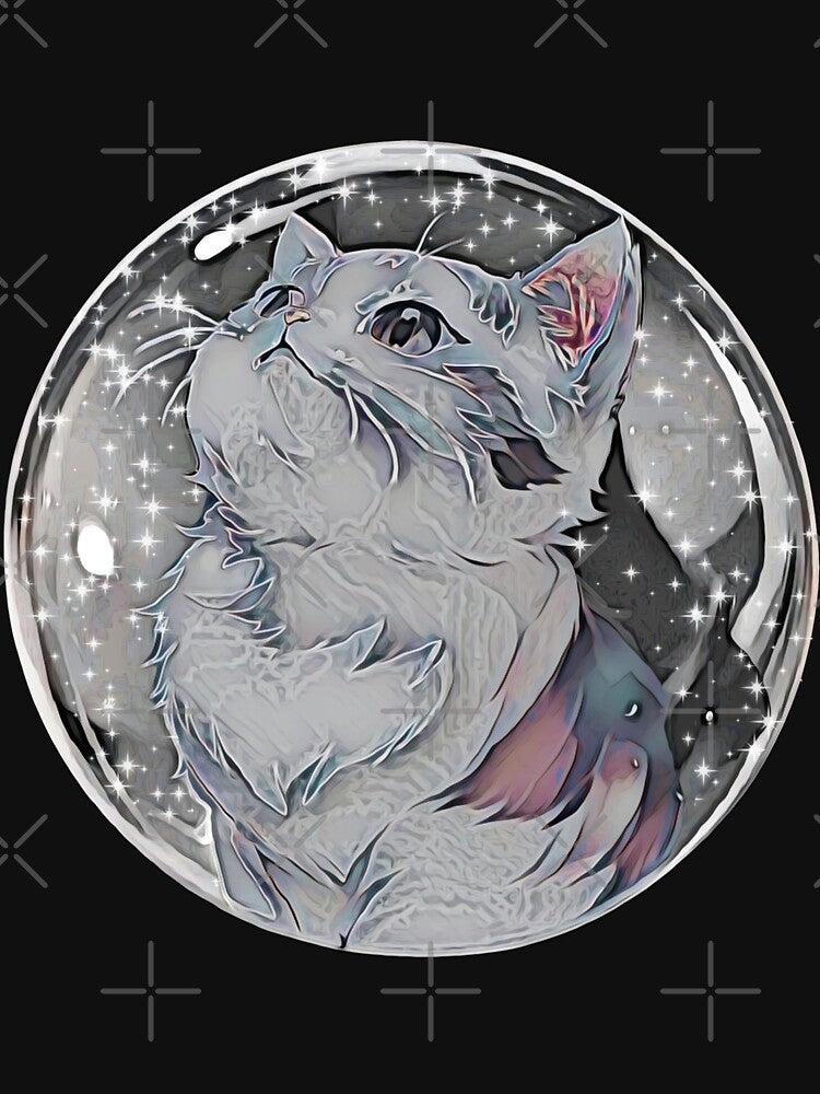 Beautiful Cat in a Snow Globe 2 by Cyberomiz