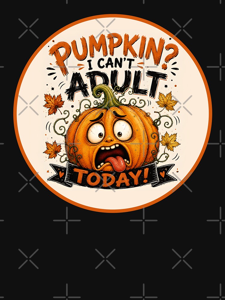Pumpkin? I Can't Adult Today – Funny Halloween by ArtDzignsZA