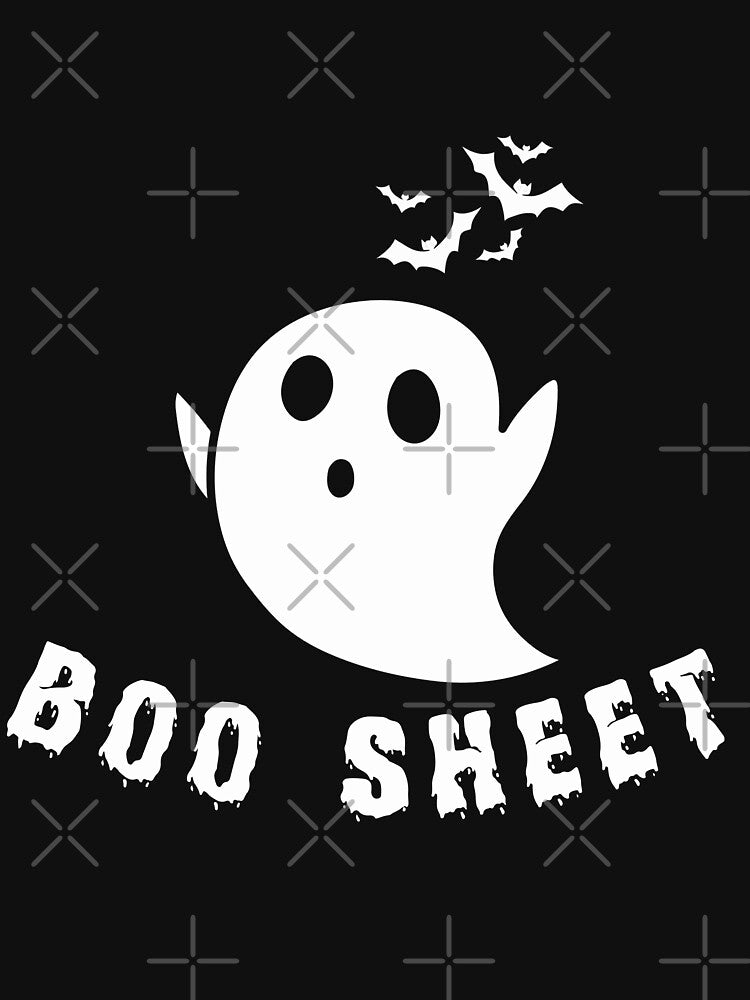 Cute Scary Boo Sheet Spooky Ghost by HeeShirt
