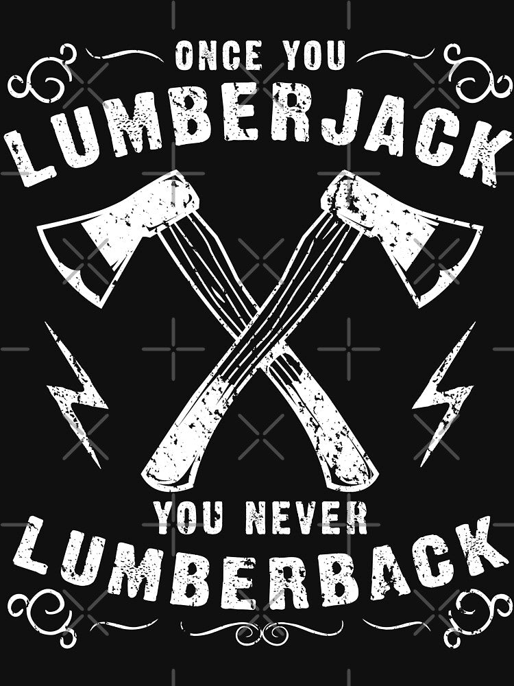 Lumber Jack Retro Vintage Distressed Design by JakeRhodes