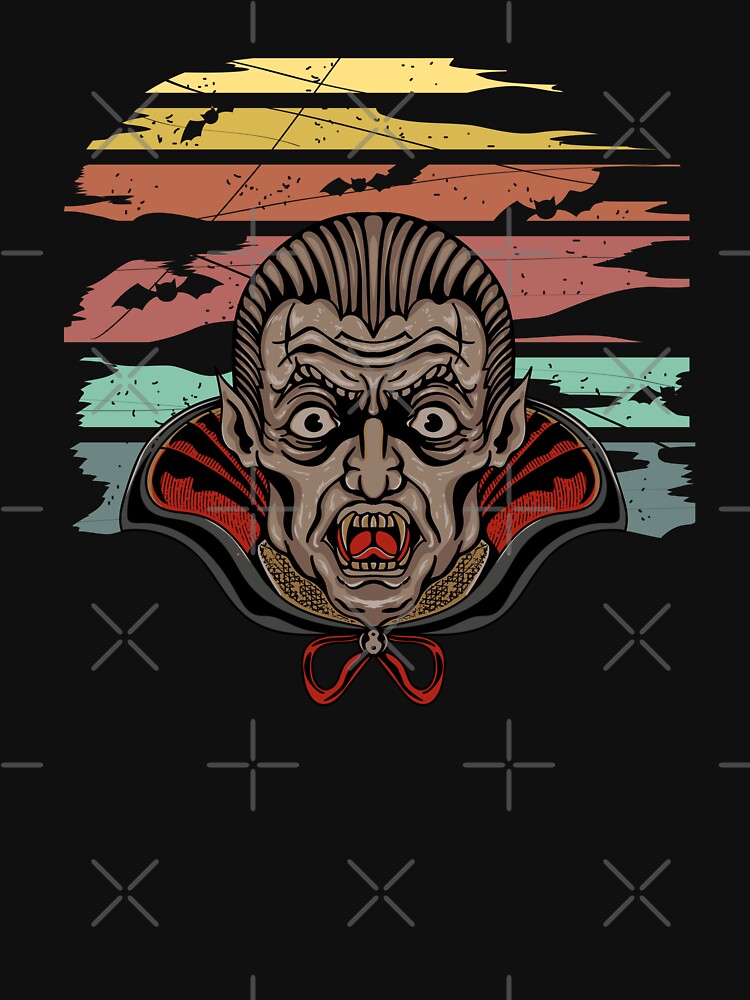 Retro Halloween Vampire by BeansHotTees