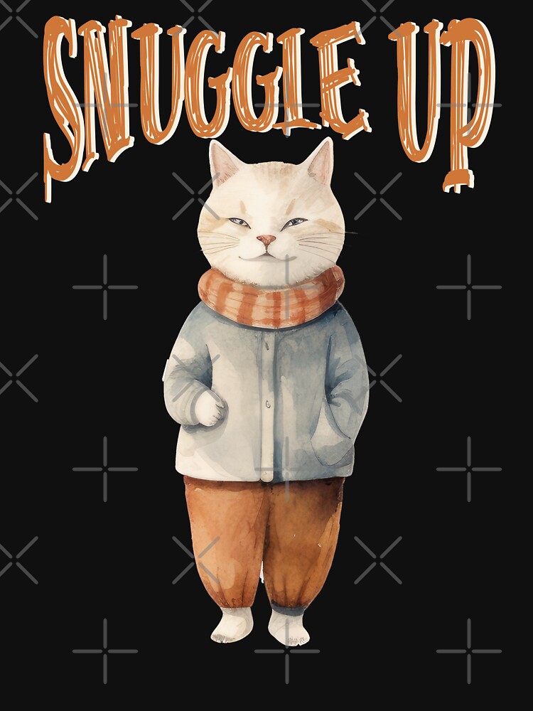 Snuggle up, I Love, Fall, Sweater,  2023. 2424, Weather, Autumn, Colors, Hello, Autumn, cozy, cold, Cartoon, cats, by YellowishStore