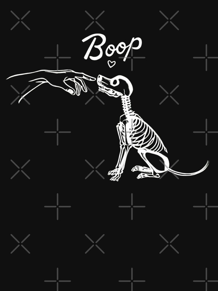 Dog Boop Halloween, Dog Skeleton, Funny Dog, Dog Lover Gifts, Dog Mom, Spooky Dog, Dog Skeleton by LuxeGraphix