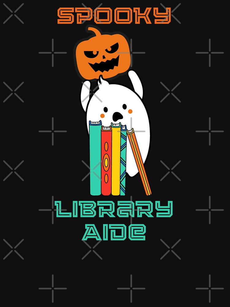Spooky Library Aide Funny Halloween Gifts For Library Aide by nquestiaa