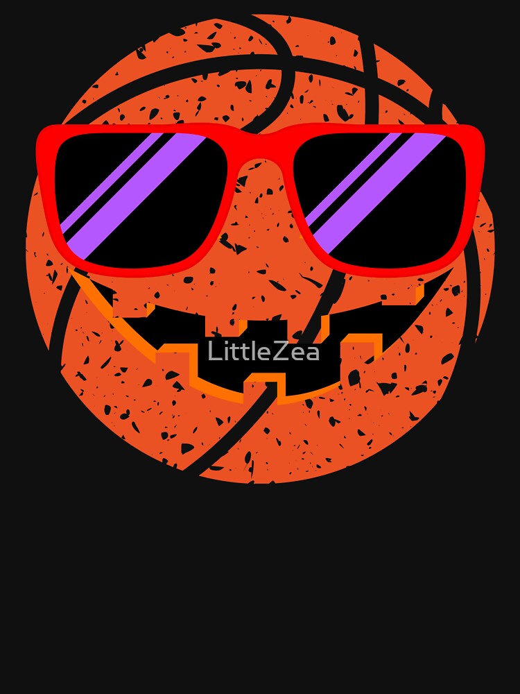 Funny Boys Sunglasses Halloween Jack O Lantern Basketball Team Costume by LittleZea
