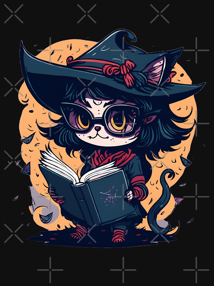 Quirky Little Demon Cat Girl Classic T-Shirt by YasserArts⭐⭐⭐⭐⭐⭐