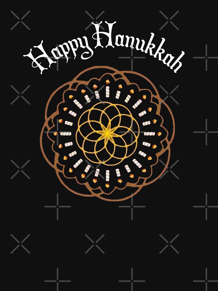 happy hanukkah shirt, jewish holiday, festival of lights, star of david, hanukkah gift, jewish gift by Sophistical