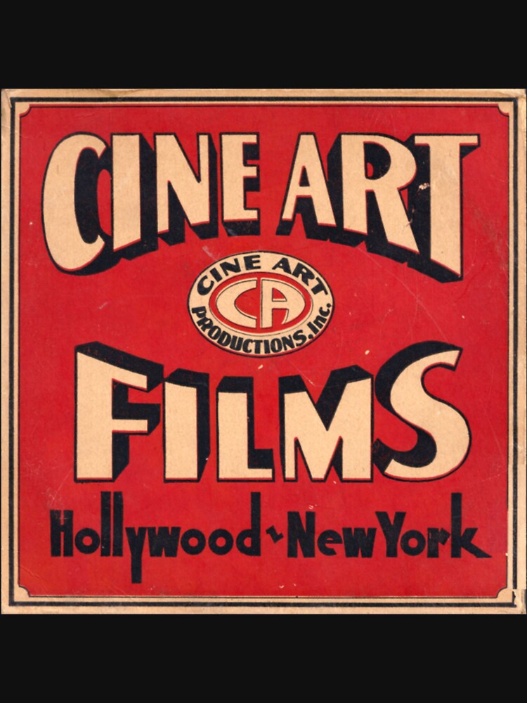 Retro Cinema Films Hollywood New York Distressed Label by BrielleKreiger