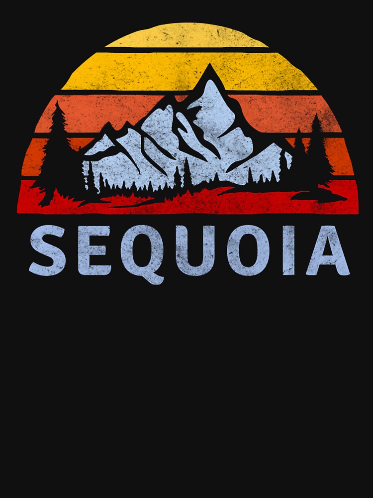 Sequoia National Park Retro Sunset by Nikogol