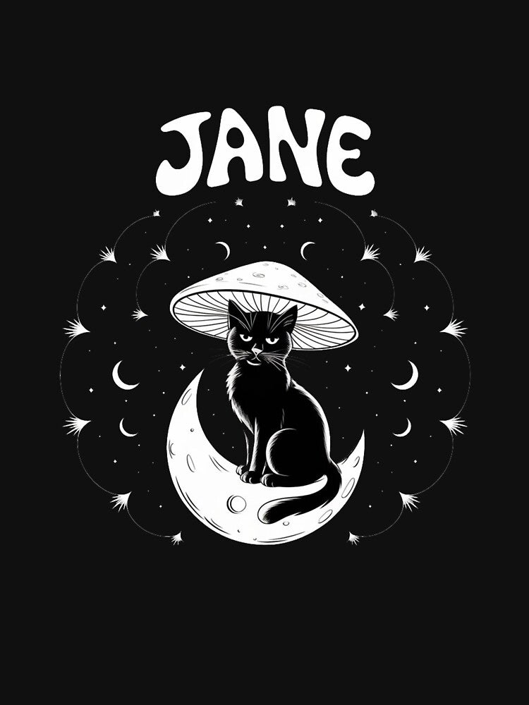 Black cat on the moon by khufra1