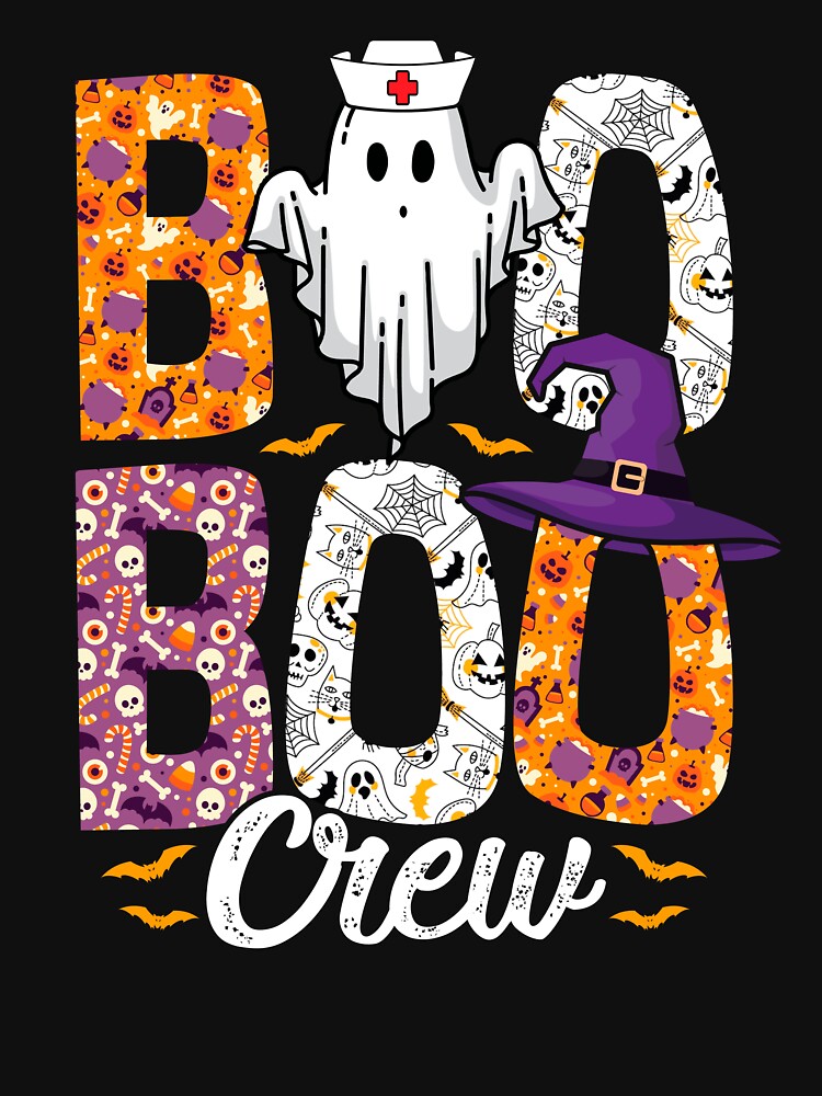 Boo Boo Crew Nurse Halloween Ghost by NessiCreates