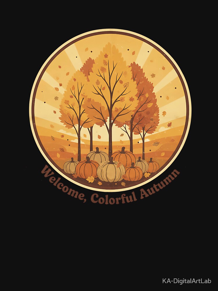 Welcome, Colorful Autumn by KA-DigitalArtLab