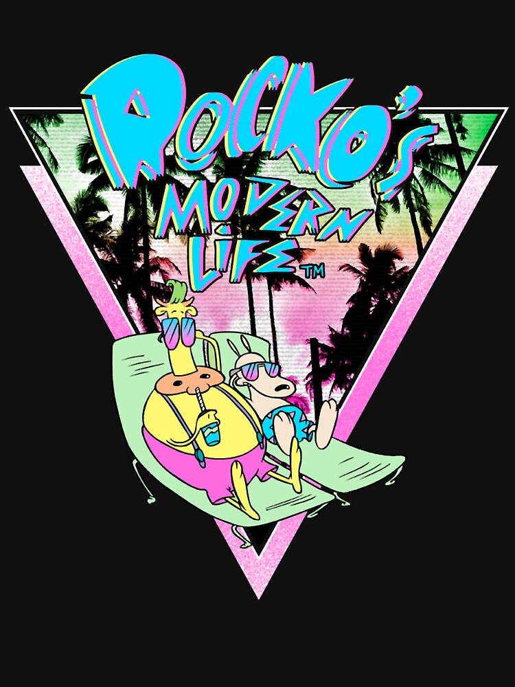 Rocko_s Modern Life Rocko And Heffer Tropical Logo by eilanend-ry