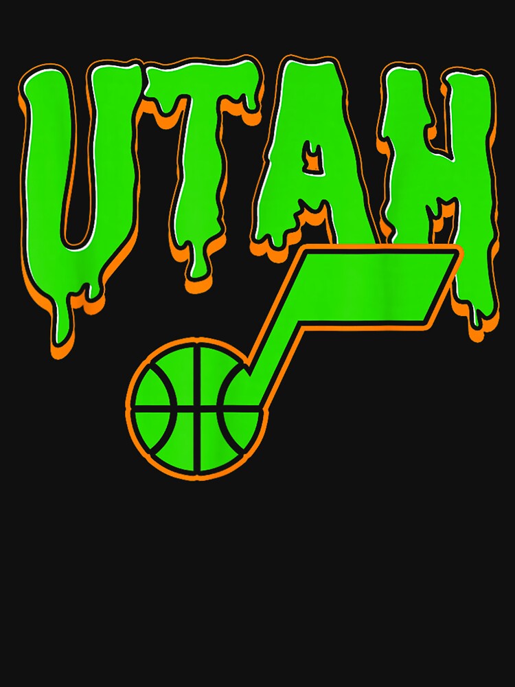 Utah Jazz Halloween Scary Retro For Men Women by MerrittWe