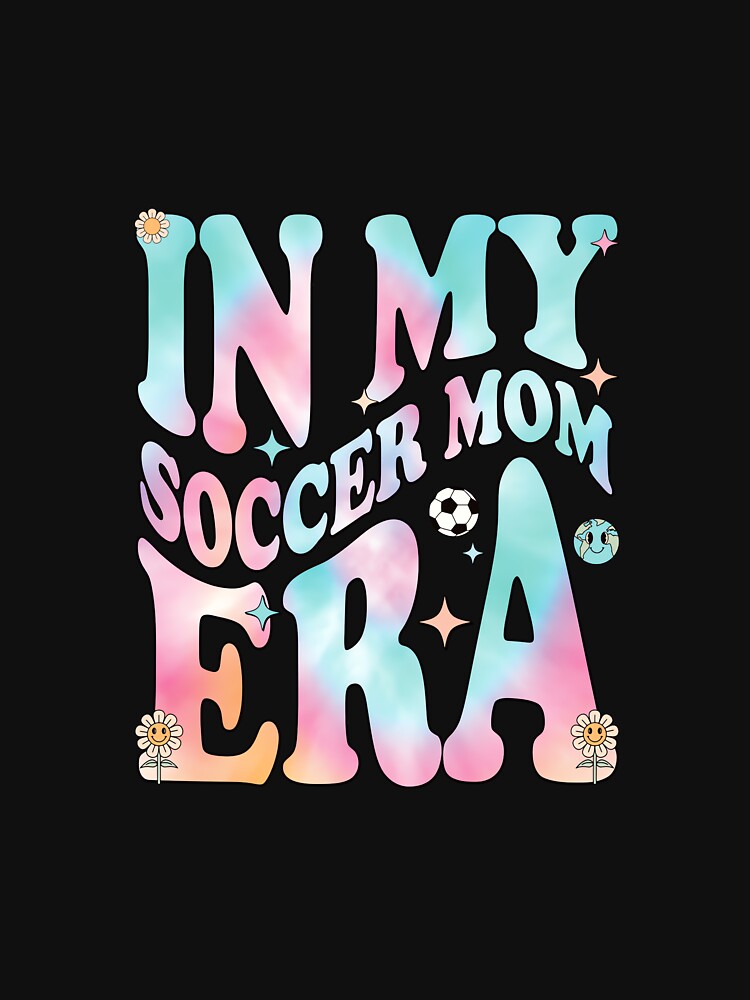 In My Soccer Mom Era Groovy Retro, In My Soccer Mom Era by HazelWCagle