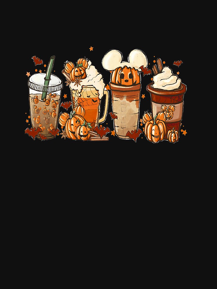 Fall Iced Coffee Funny Spooky Season Halloween Pumpkin Spice by mainana78