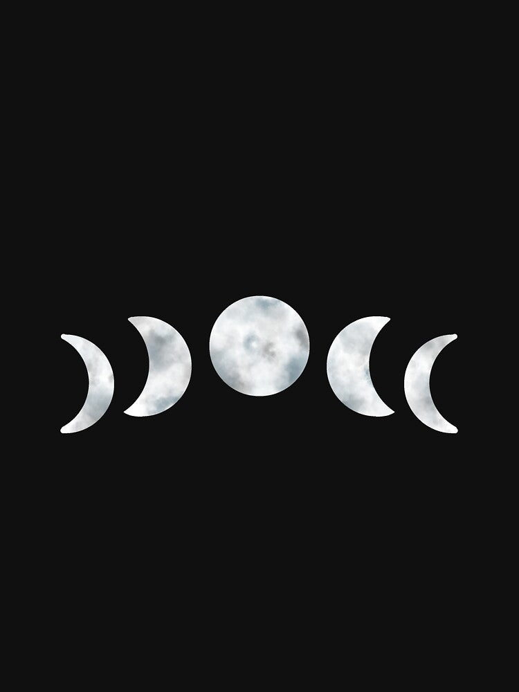 phases of the moon by AmyJStickers