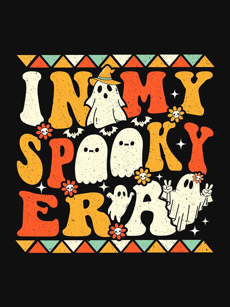 In My Spooky Era Groovy Hippie Halloween Ghost by SuchCuteThings