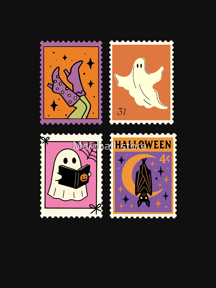 Halloween Pack | Spooky and Festive Graphic Halloween stamps by Merchall  store