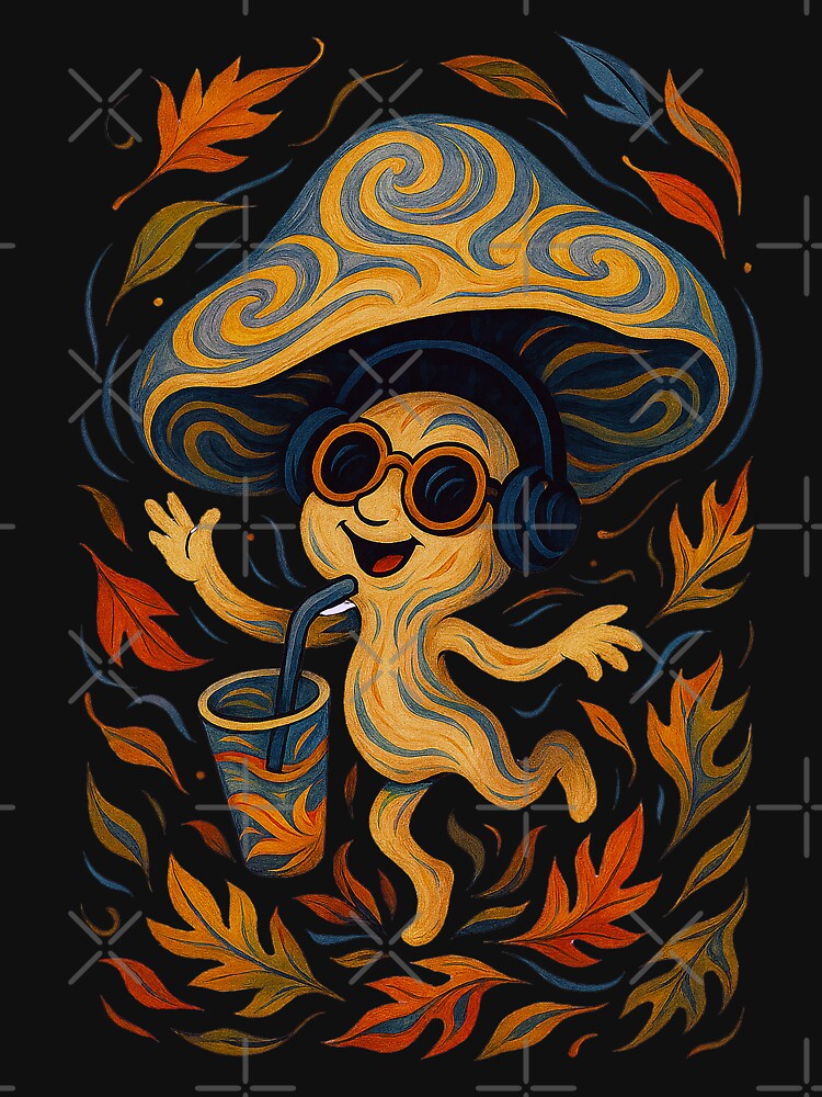 Cool Mushroom Autumn Vibes by Pekilot