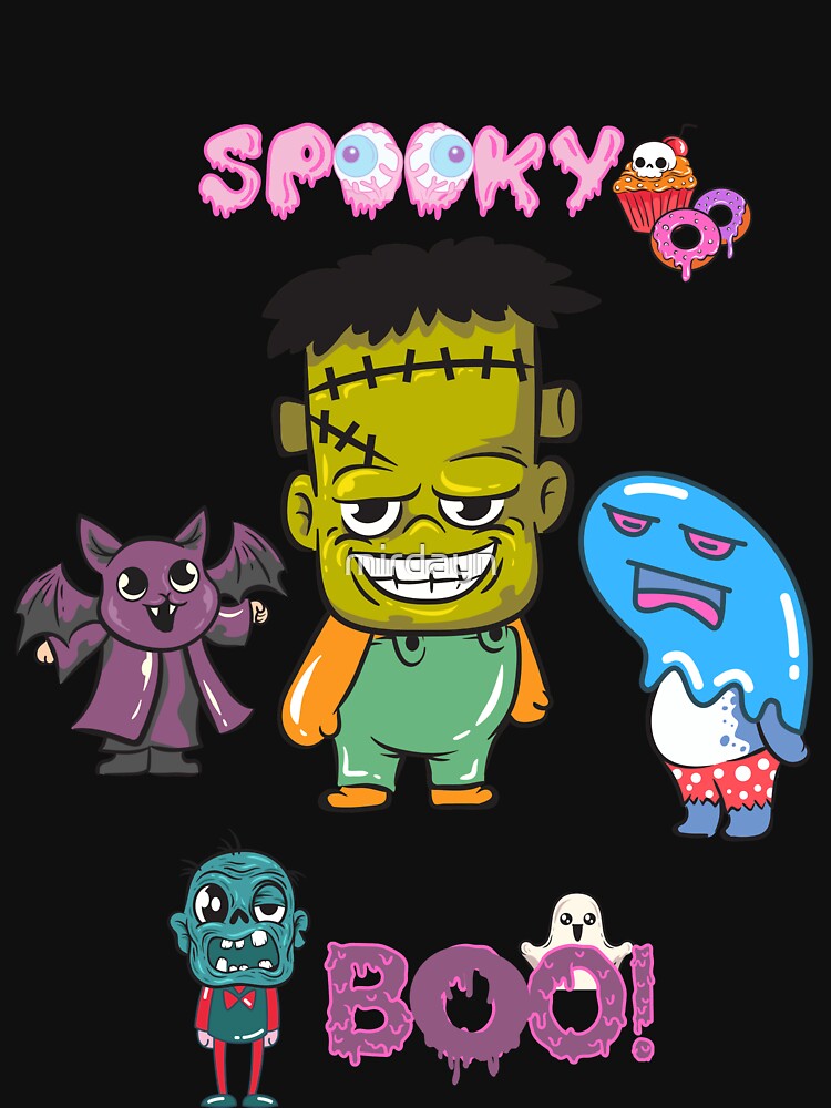 Copy of Copy of spooky boo halloween party girl and boy by mirdayn