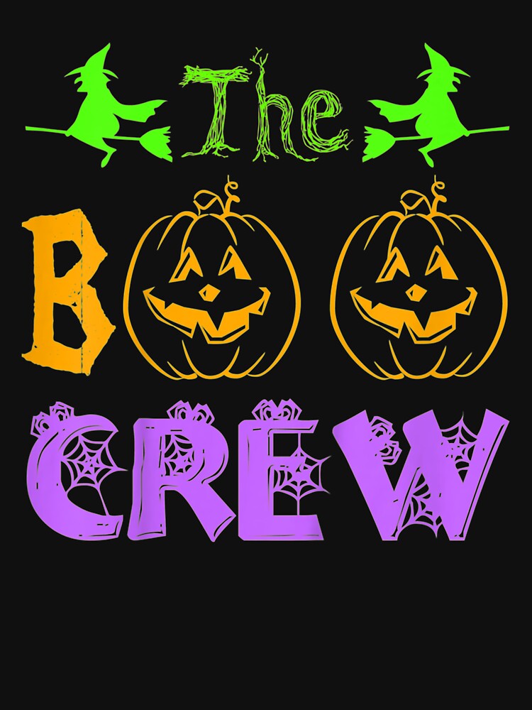 The Boo Crew Halloween Men Women Funny Friends Girls Boys by FideliaShop