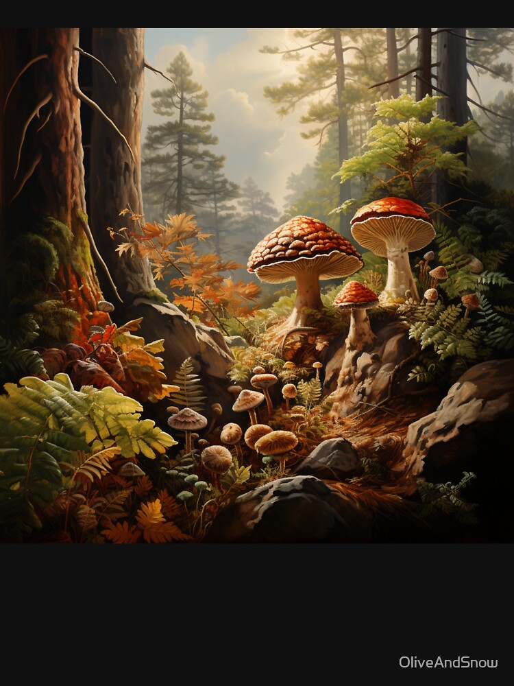 Mushroom Forest Mushroom House Poison Mushroom Cookie Mushroom Hunting Mushroom Winter by OliveAndSnow