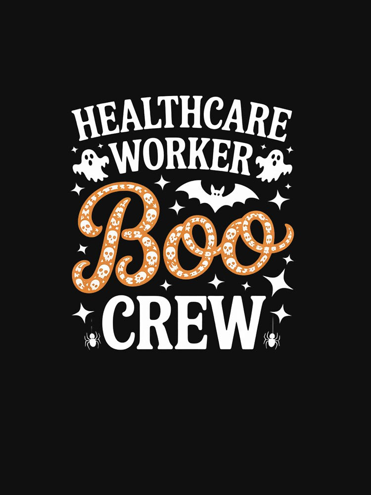 Healthcare Worker Boo Crew Pumpkin Spooky Halloween Nurse by HardcoreTour