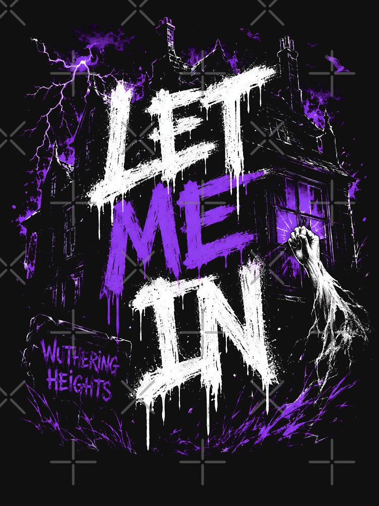 Let Me In Wuthering Heights Ghost Catherine Gothic Window Art by Fenay Designs