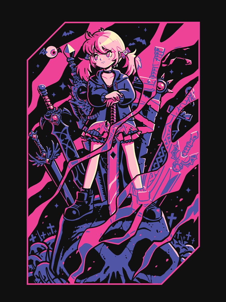 Demon Hunter anime girl by g-a-m-e-o-v-e-r